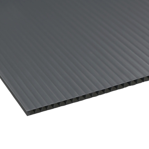 POLIPROPYLEN KANALIKOWY 1000X2000/3MM SZARY - ANTRACYT