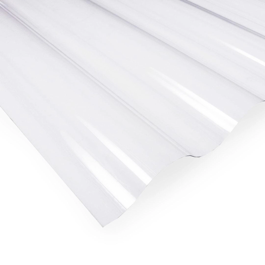PŁYTA PROFILOWANA PVC FALA 76/18 900X2500 BEZBARWNA