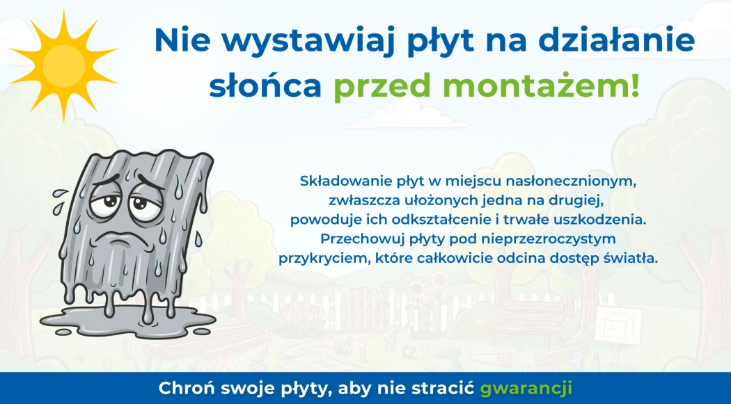 Nie wystawiaj płyt na działanie słońca przed montażem!.png
