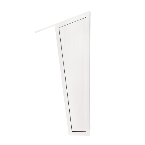 ŚCIANKA DO DASZKA PŁASKIEGO 1800 MM BIAŁA