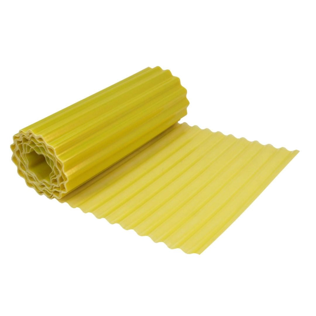 RULON FALISTY Z POLIESTRU O SZEROKOŚCI 100CM ŻÓŁTY 30MB